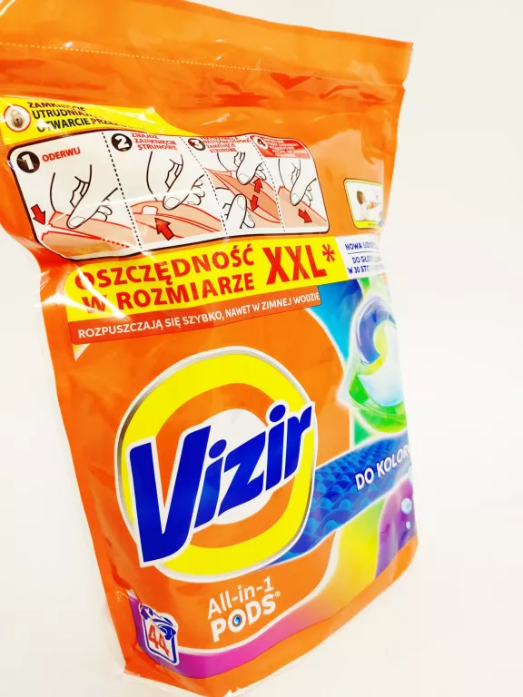 KAPSUŁKI DO PRANIA KOLORÓW ALL-IN-1 PODS VIZIR 44