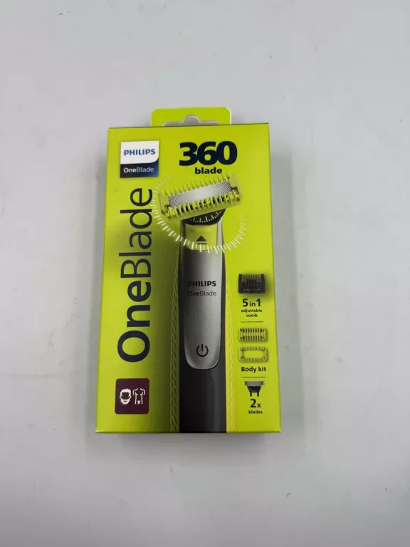 GOLARKA PHILIPS ONEBLADE 360 MASZYNKA DO ZAROSTU TRYMER DO GOLENIA BRODY
