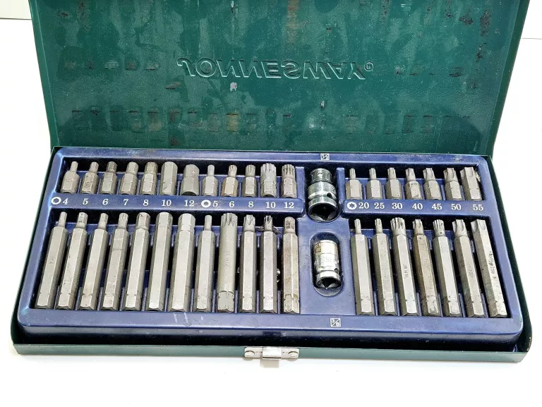 JONNESWAY ZESTAW 40 SZT. BITÓW KOŃCÓWEK TORX IMBUS HEX AMPULOWYCH