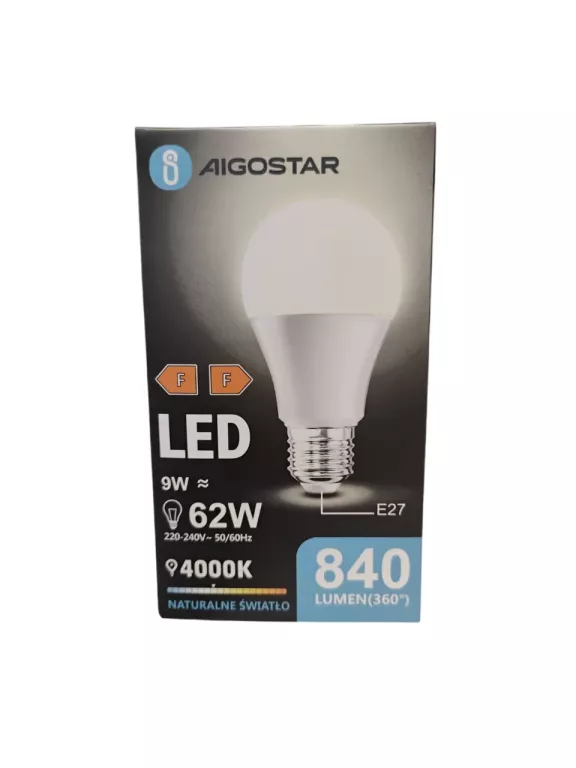 ŻARÓWKA AIGOSTAR LED 9W E27 4000K