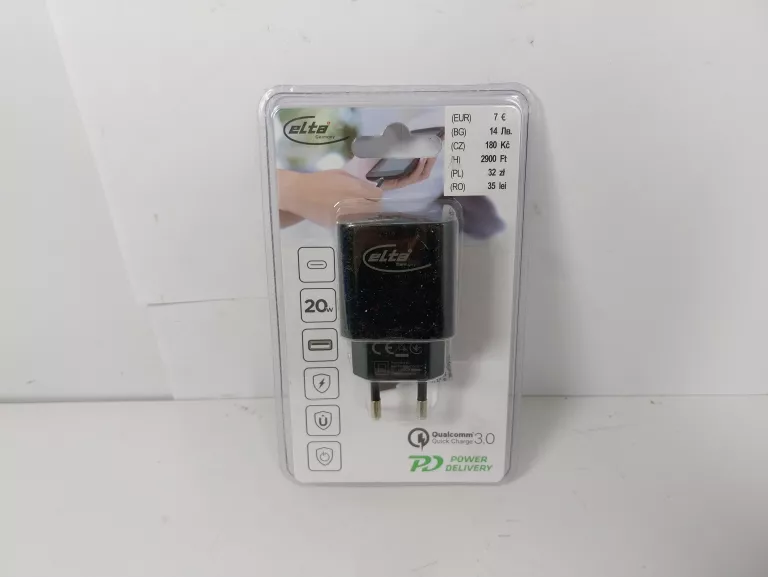 KOSTKA PD USB/USB-C CZARNA