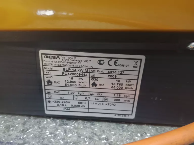 NAGRZEWNICA MASTER BLP 14KW