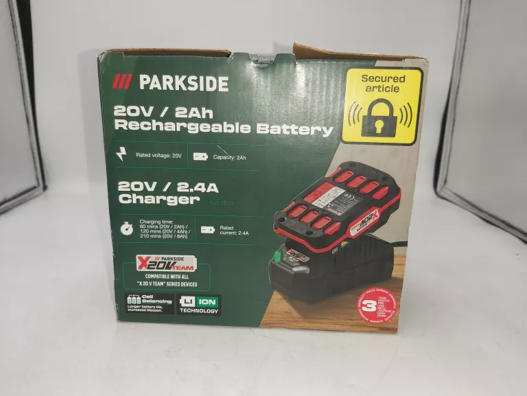 PARKSIDE 2AH PAP 20 B1 AKUMULATOR 2AH Z ŁADOWARKĄ