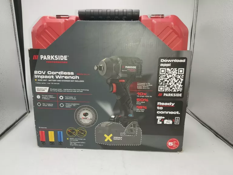 PARKSIDE AKU KLUCZ UDAROWY 1/2"600NM 20V PPDSSA 20 LI A1