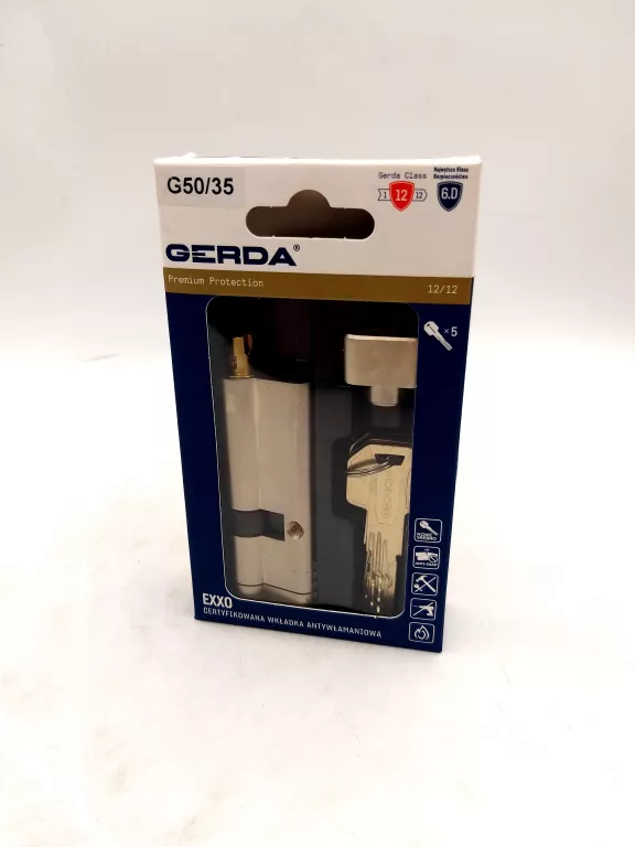 WKŁADKA DO ZAMKA Z GAŁKĄ GERDA EXXO G50/35