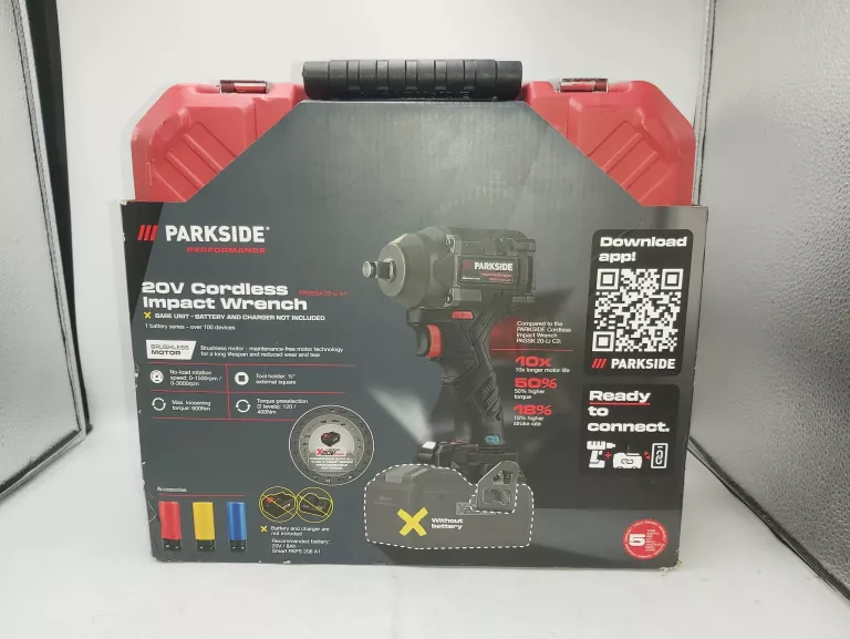 PARKSIDE AKU KLUCZ UDAROWY 1/2"600NM 20V PPDSSA 20 LI A1