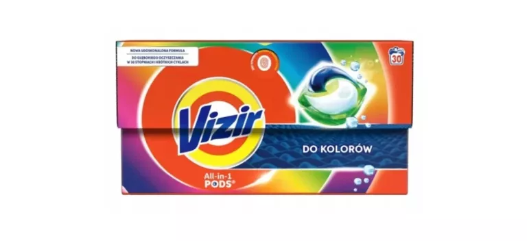 KAPSUŁKI DO PRANIA KOLORÓW ALL-IN-1 PODS VIZIR 30 KAPSUŁEK