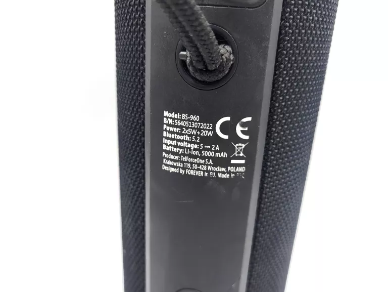 GŁOŚNIK FOREVER BS-960 BEZPRZEWODOWY