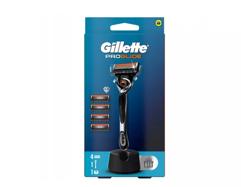 GILLETTE PROGLIDE MASZYNKA DO GOLENIA + 4 OSTRZA