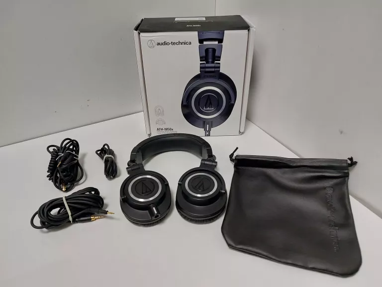 SŁUCHAWKI PRZEWODOWE AUDIO-TECHNICA ATH-M50X PUDEŁKO