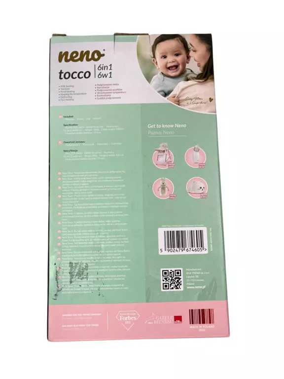 NENO TOCCO - 6W1, STERYLIZATOR, PODGRZEWACZ