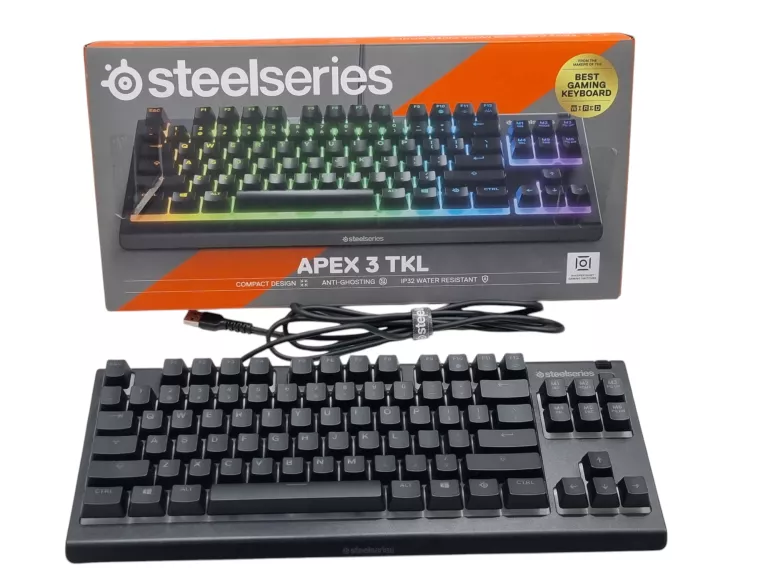 KLAWIATURA STEELSERIES APEX 3 TKL STAN IDEALNY