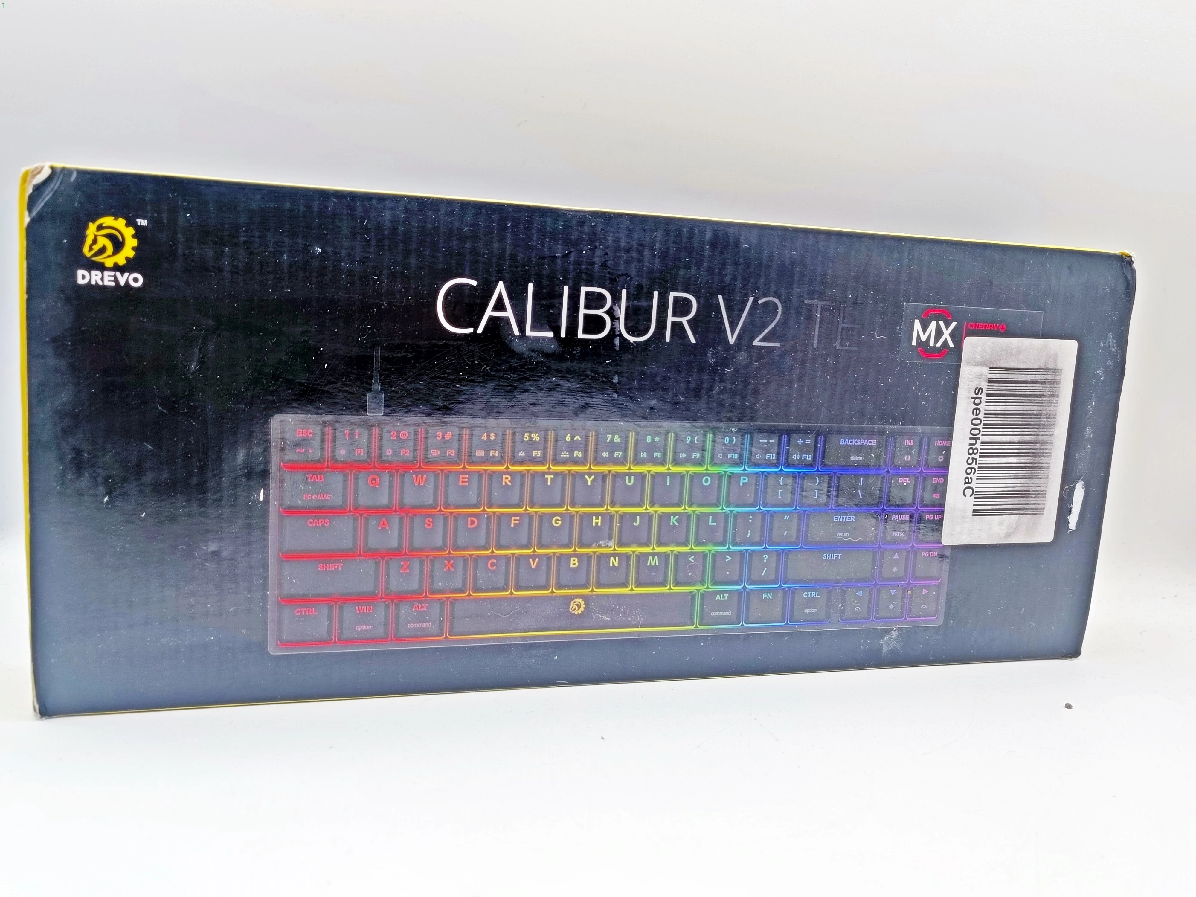 DREVO Calibur V2 TE RGB – Tastiera Meccanica 60% 71 Tasti Con USB-C E Interruttori Outemu Rosso