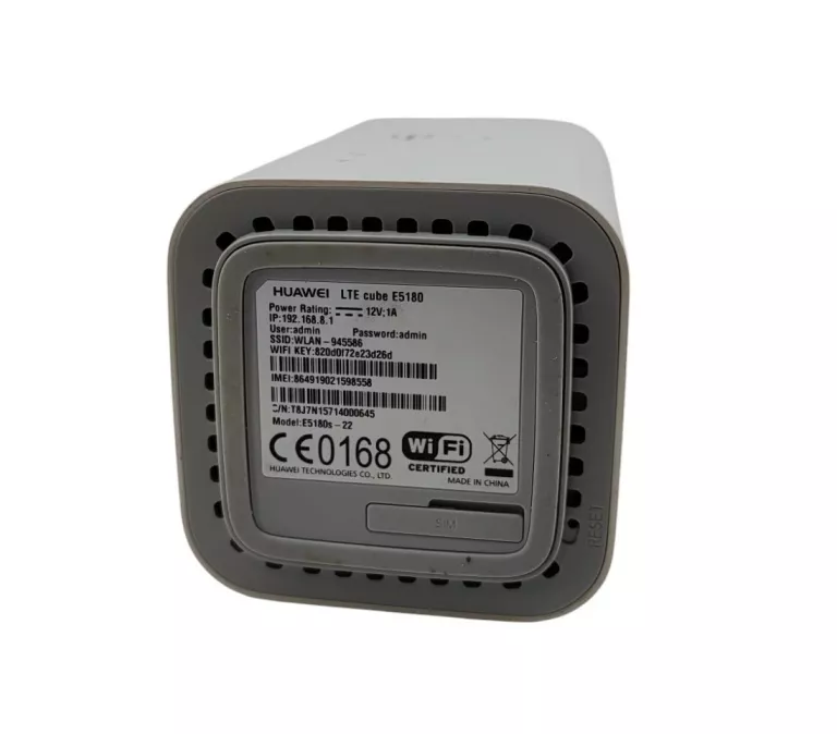 ROUTER HUAWEI E5180 4G LTE MODEM 2.4GHZ 150MBPS