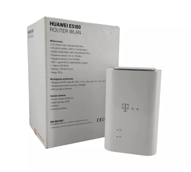 ROUTER HUAWEI E5180 4G LTE MODEM 2.4GHZ 150MBPS
