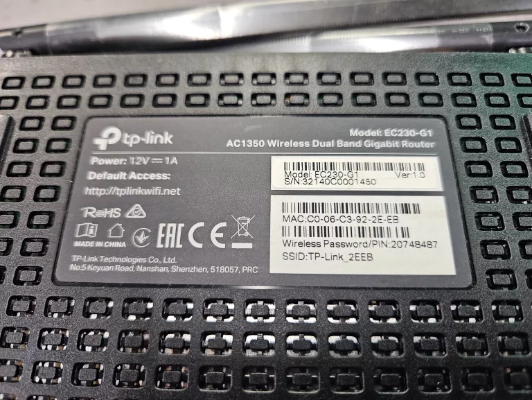 ROUTER TP-LINK EC230-G1