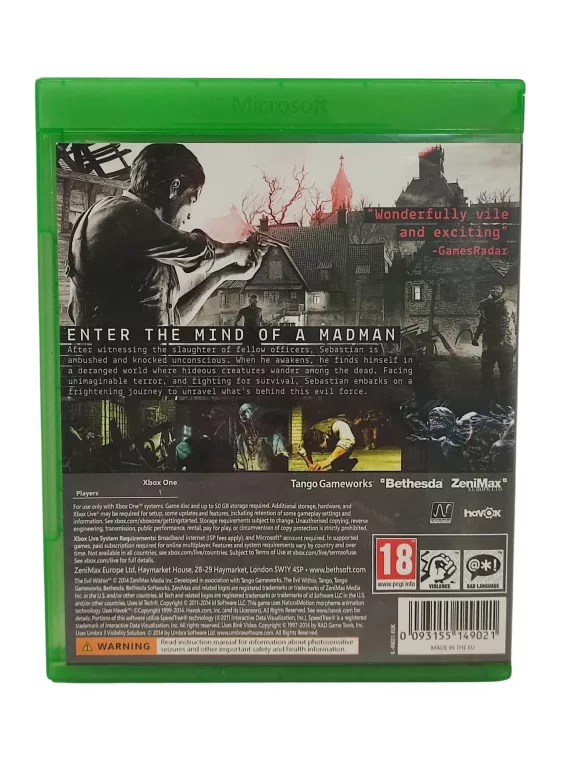 GRA XBOX ONE THE EVIL WITHIN