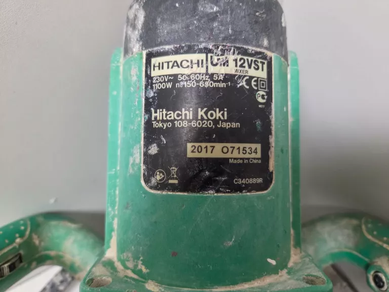 HITACHI KOKI UM12VST2 MIESZARKA 1100W