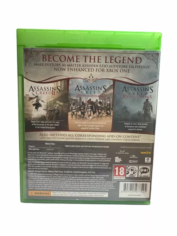 GRA XBOX ONE ASSASSINS CREED THE EZIO COLLECTION (18)