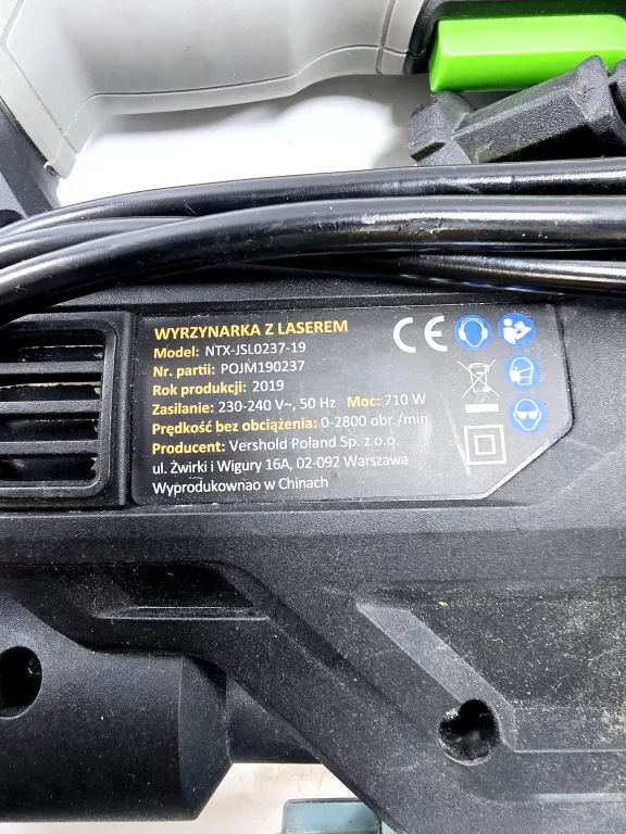 WYRZYNARKA NITEO TOOLS 710 W ZASILANIE SIECIOWE