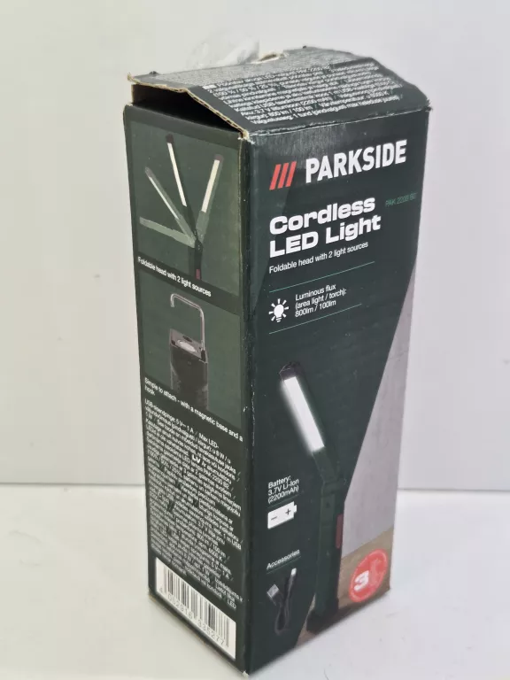 LATARKA PARKSIDE CORDLESS LED LIGHT