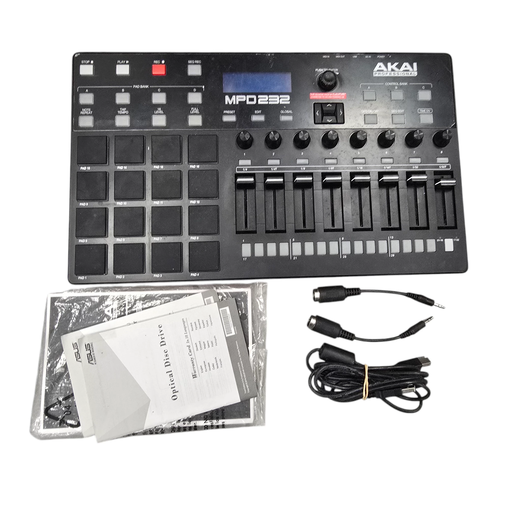 kontroler-akai-mpd-232-pud-kabel-model-mpd-232