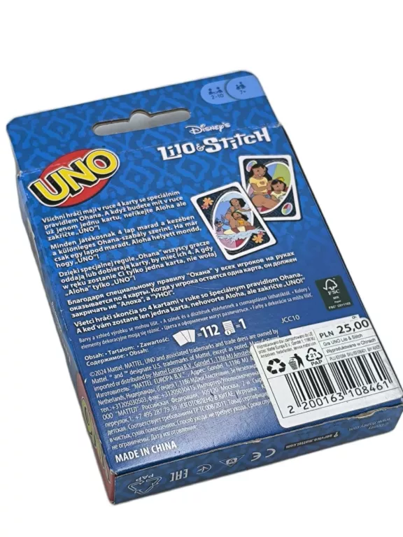 UNO LILO & STITCH GRA KARCIANA POLECAMY