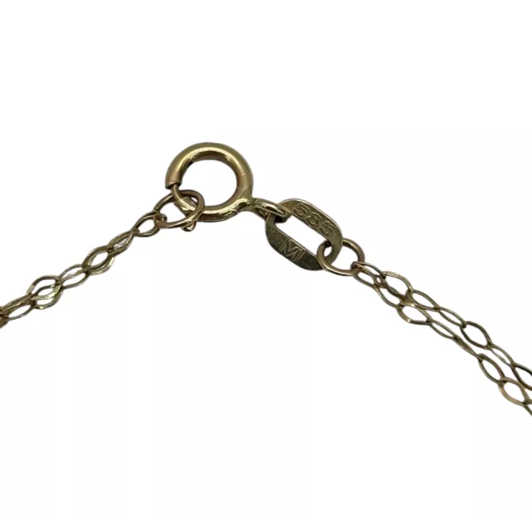 ZŁOTA [585] BRANSOLETKA  0,60G DŁ. 20 CM