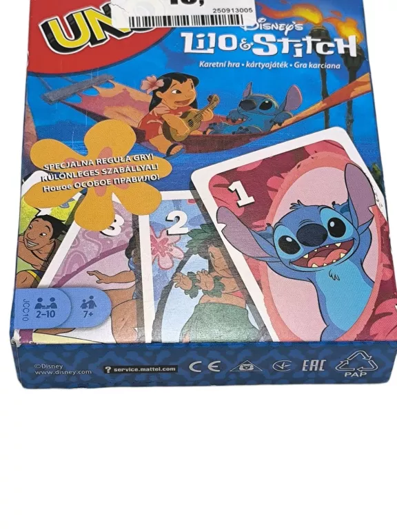 UNO LILO & STITCH GRA KARCIANA POLECAMY