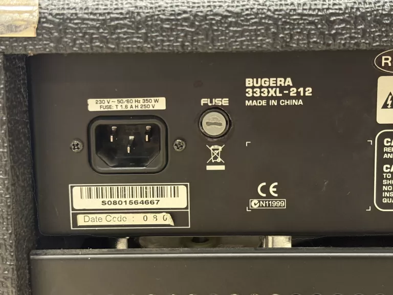 PIECYK 3-KANAŁOWE KOMBO GITAROWE BUGERA 333XL-212 INFINIUM 2X12'' + FSB104