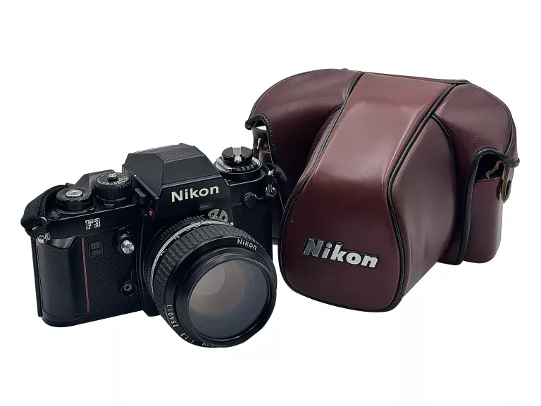 APARAT ANOLOGOWY LUSTRZANKA NIKON F3 + NIKKOR F MOUNT 50MM F/1.2