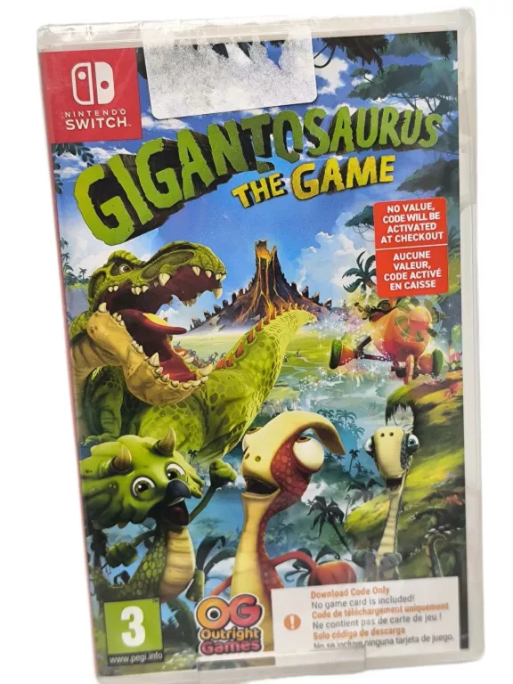 GRA NINTENDO SWITCH GIGANTOSAURUS THE GAME, KOD!!!