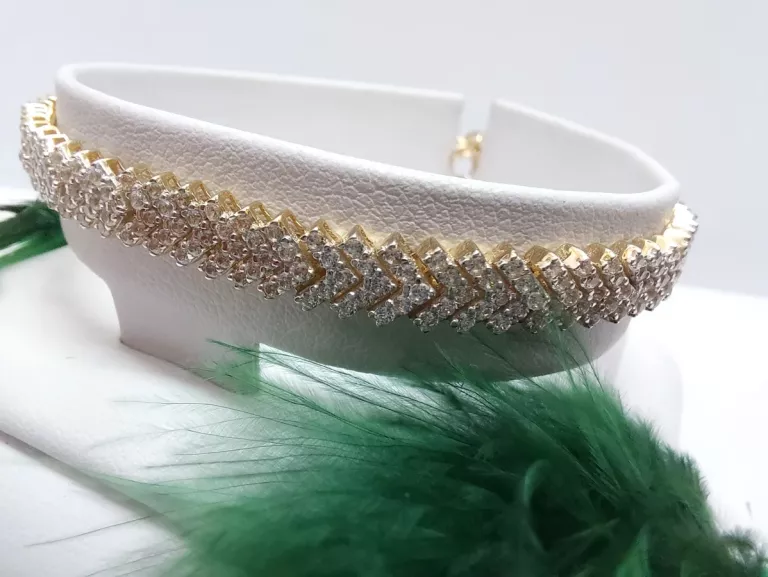 CUDNA ZŁOTA BRANSOLETKA 585 8,06G JODEŁKA 19CM