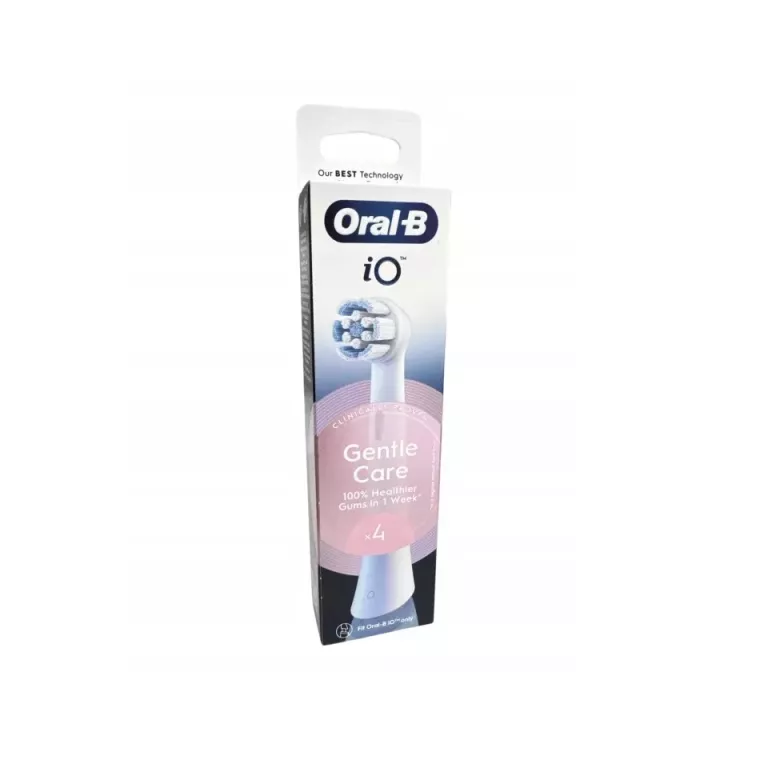 ORAL-B IO GENTLE CARE ORYGINALNE KOŃCÓWKI SZCZOTECZEK, , 4 SZT