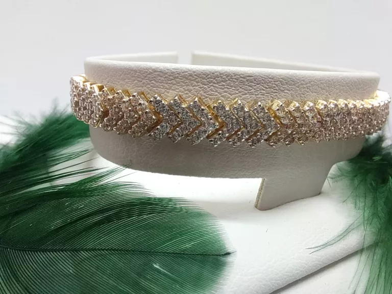 CUDNA ZŁOTA BRANSOLETKA 585 8,06G JODEŁKA 19CM