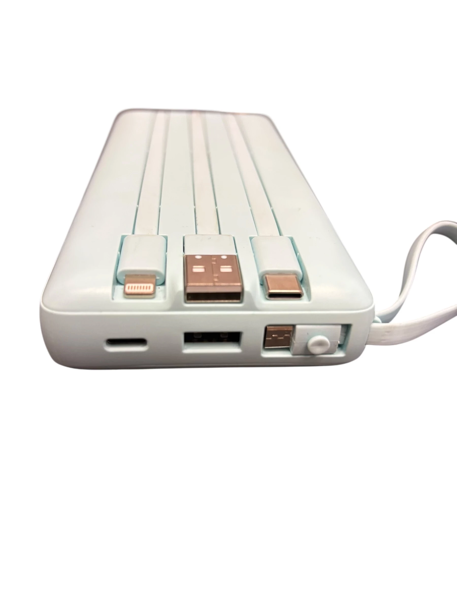 VEEKTOMX Power Bank 20000mAh Met Ingebouwde Kabels - Snelle Oplader Met LED Display