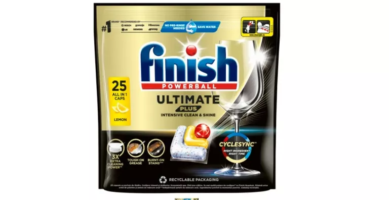 KAPSUŁKI DO ZMYWARKI FINISH ULTIMATE PLUS ALL-IN-1 LEMON 25 SZT #ZAPAKOWAN