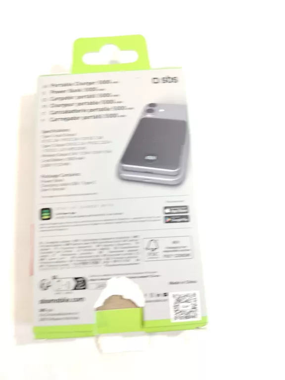 POWERBANK SBS TEBB5000MAGSTAND MAG STAND POWER BANK 5000MAH PD20W CZARNY