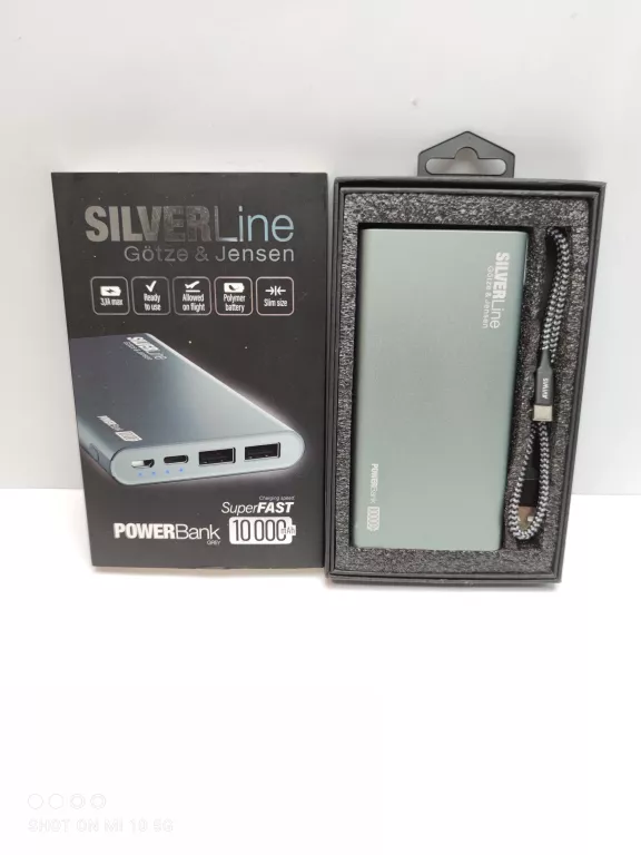POWERBANK SILVER LINE 10000