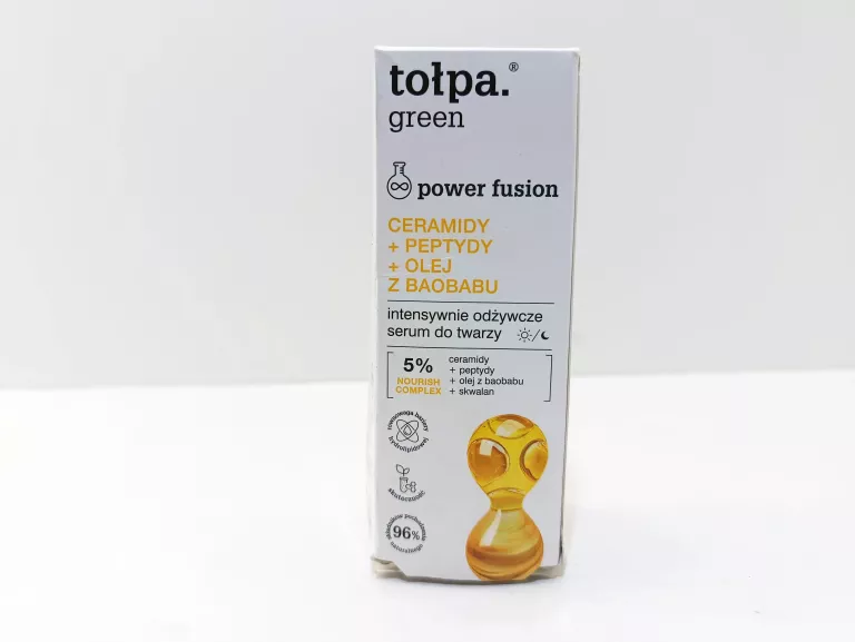 SERUM TOŁPA GREEN POWER FUSION CERAMIDY PEPTYDY OLEJ Z BAOBABU 30ML