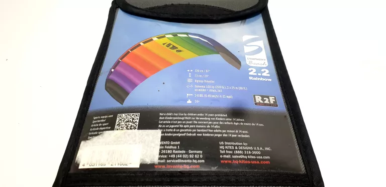 LATAWIEC SYMPHONY BEACH III2.2 RAINBOW 220CM X 73CM READY TO FLY STAN BDB