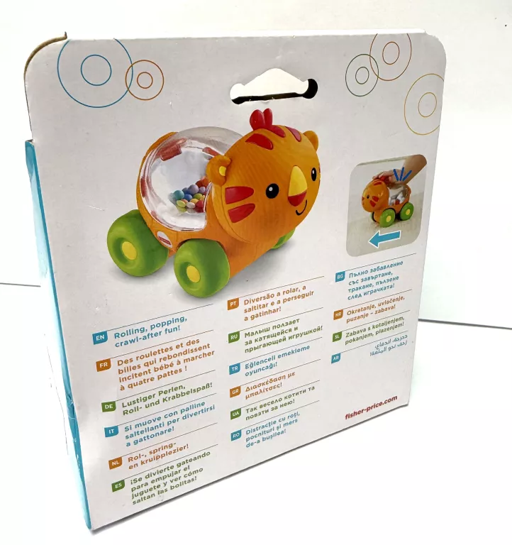 ZABAWKA FISHER-PRICE POPPITY POP TIGER