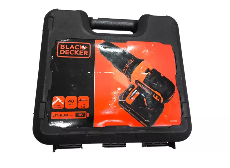 WIERTARKO-WKRĘTARKA AKUMULATOROWA BLACK + DECKER BDCHD18K1B2