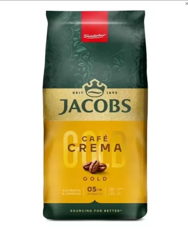 KAWA ZIARNISTA JACOBS CREMA GOLD 1100G DUŻA PACZKA/ 08.2026R