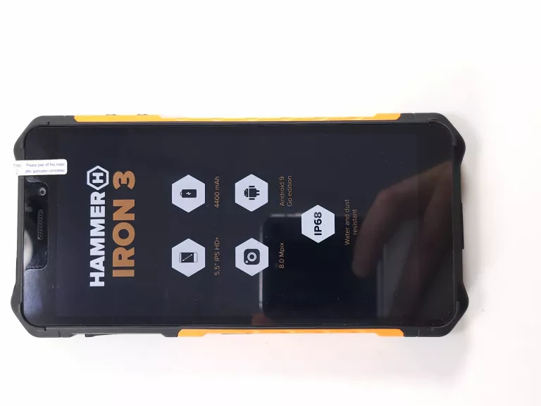 TELEFON HAMMER IRON 3 BLACK + ORANGE