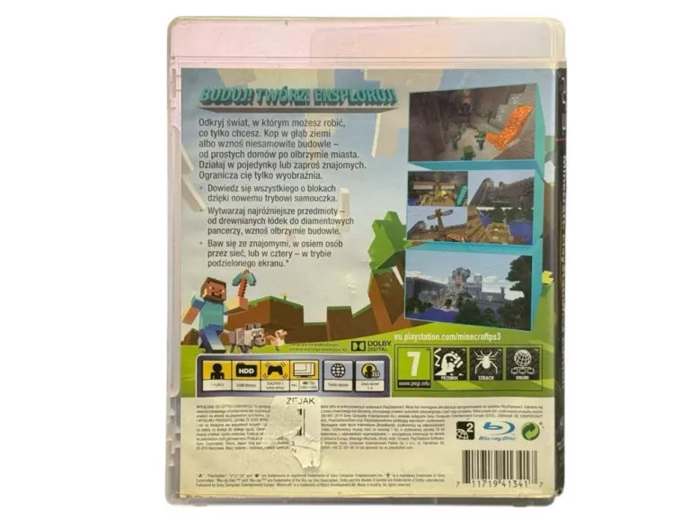 GRA PLAYSTATION 3 MINECRAFT