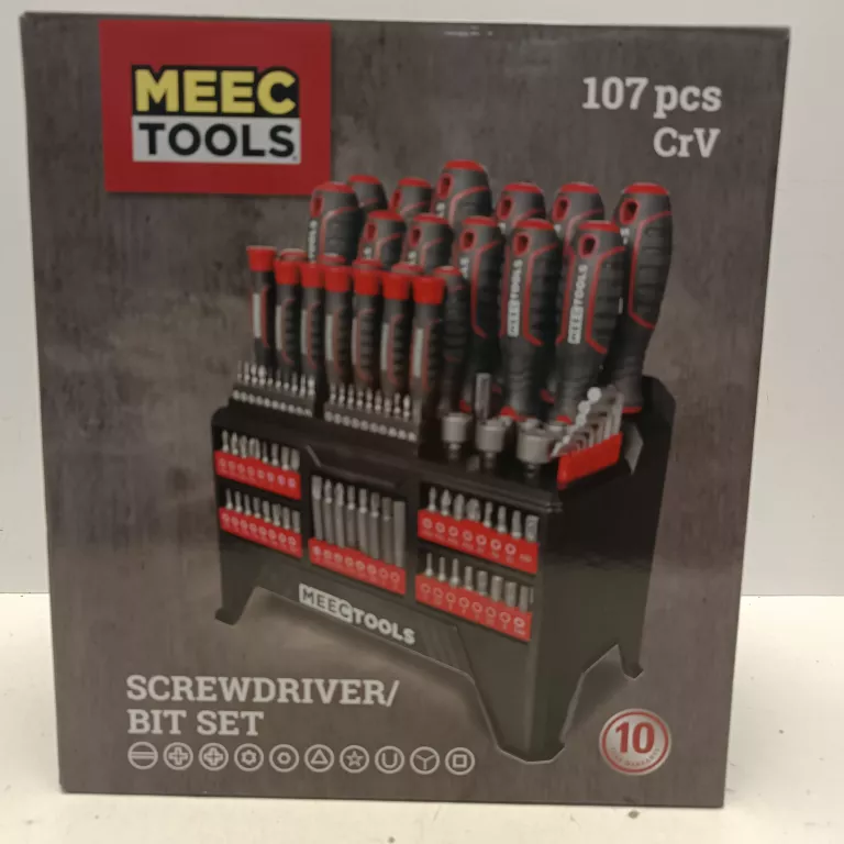 ZESTAW ŚRUBOKRĘTÓW MEEC TOOLS 107PCS