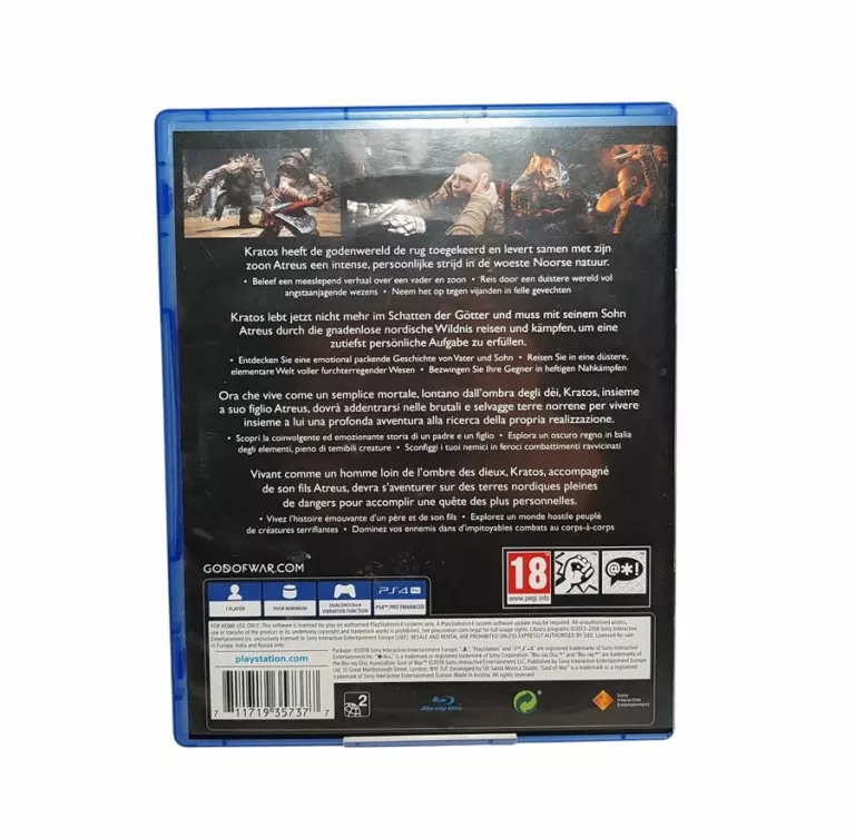 GRA PS4 GOD OF WAR