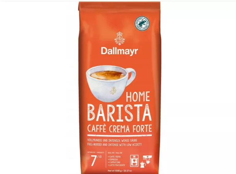 KAWA ZIARNISTA DALLMAYR CAFFE CREMA FORTE HOME BARISTA 1 KG