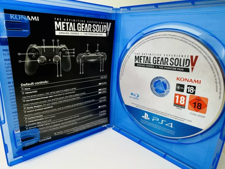 GRA PS4 THE DEFINITIVE EXPERIENCE METAL GEAR SOLID V